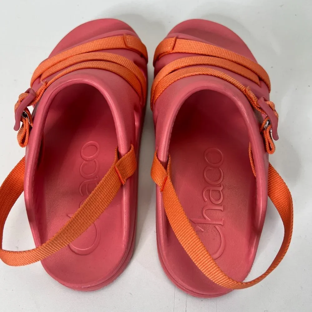 CHACO Chillos Pink Big Girls Sandals Size 6